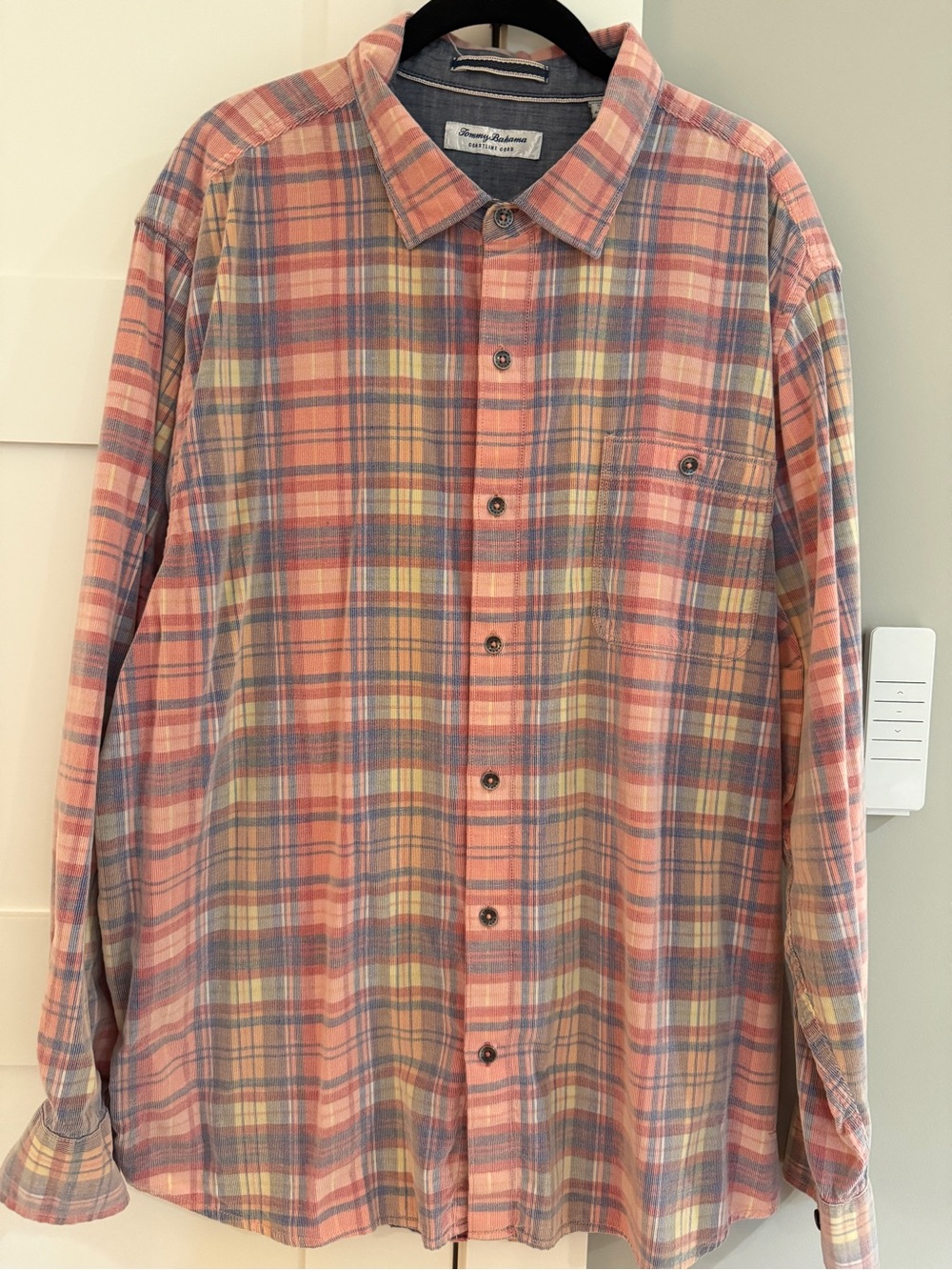 Tommy Bahama Coastline Cord Shirt Men XXL   100% Cotton Corduroy